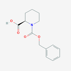molecular formula C14H17NO4 B554356 (R)-1-((Benzyloxy)carbonyl)piperidine-2-carboxylic acid CAS No. 28697-09-8