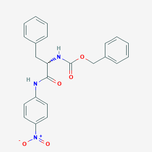 molecular formula C23H21N3O5 B554358 (S)-Benzyl (1-((4-nitrophenyl)amino)-1-oxo-3-phenylpropan-2-yl)carbamate CAS No. 19647-71-3