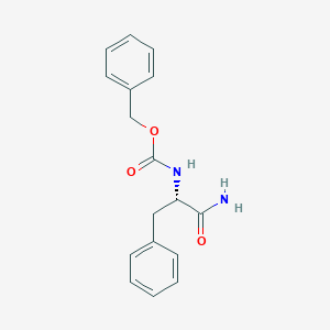 molecular formula C17H18N2O3 B554364 (S)-Benzyl (1-amino-1-oxo-3-phenylpropan-2-yl)carbamate CAS No. 4801-80-3