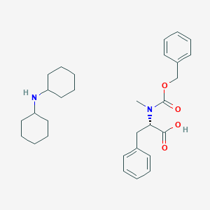 molecular formula C18H19NO4*C12H23N B554373 Dicyclohexylamine (S)-2-(((benzyloxy)carbonyl)(methyl)amino)-3-phenylpropanoate CAS No. 2899-08-3