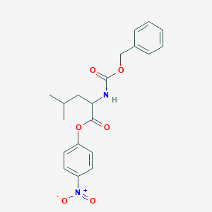molecular formula C20H22N2O6 B554378 (S)-4-Nitrophenyl 2-(((benzyloxy)carbonyl)amino)-4-methylpentanoate CAS No. 1738-87-0