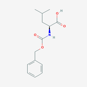 molecular formula C14H19NO4 B554384 N-Benzyloxycarbonyl-L-leucine CAS No. 2018-66-8