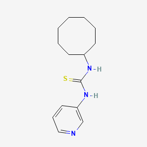 molecular formula C14H21N3S B5543969 1-CYCLOOCTYL-3-(PYRIDIN-3-YL)THIOUREA 
