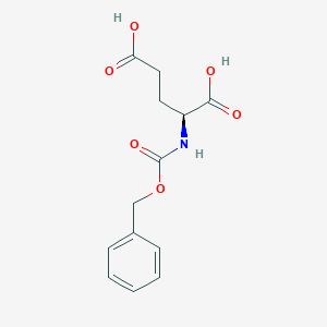 molecular formula C13H15NO6 B554400 N-Carbobenzoxy-L-glutamic acid CAS No. 1155-62-0