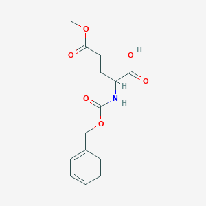 molecular formula C14H17NO6 B554405 Z-Glu(ome)-OH CAS No. 4652-65-7