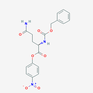 molecular formula C19H19N3O7 B554407 Z-Gln-ONp CAS No. 7763-16-8