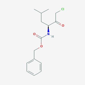 molecular formula C15H20ClNO3 B554409 Z-Leu-chloromethylketone CAS No. 52467-54-6