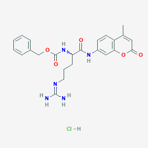 molecular formula C24H28ClN5O5 B554434 Z-Arg-Amc HCl CAS No. 70375-22-3