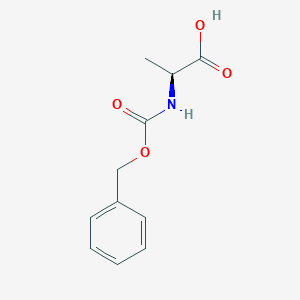 molecular formula C11H13NO4 B554441 N-[(Benzyloxy)carbonyl]-L-alanine CAS No. 1142-20-7