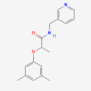 molecular formula C17H20N2O2 B5544438 2-(3,5-dimethylphenoxy)-N-(pyridin-3-ylmethyl)propanamide 