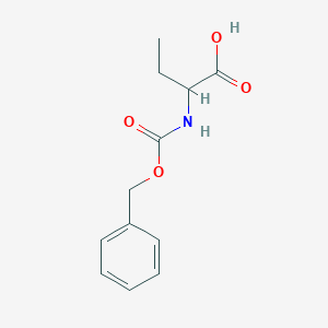 molecular formula C12H15NO4 B554444 (S)-2-(((苄氧羰基)氨基)丁酸 CAS No. 42918-86-5