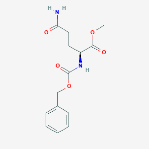 molecular formula C14H18N2O5 B554465 Z-Gln-ome CAS No. 2650-67-1