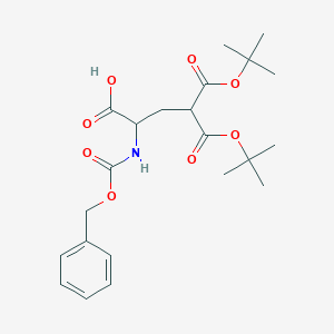 molecular formula C6H14N2O2 B554468 Z-DL-Gla(OtBu)2-OH CAS No. 56877-43-1