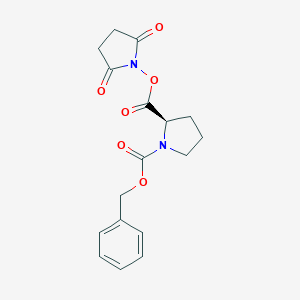 (R)-1-Benzyl 2-(2,5-dioxopyrrolidin-1-yl) pyrrolidine-1,2-dicarboxylate