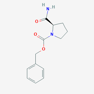 molecular formula C13H16N2O3 B554484 benzyl (2R)-2-carbamoylpyrrolidine-1-carboxylate CAS No. 62937-47-7