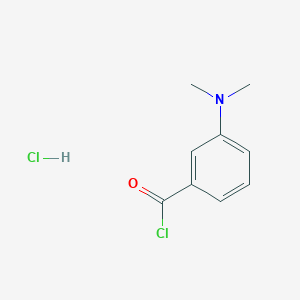 molecular formula C9H11Cl2NO B055449 3-二甲氨基苯甲酰氯盐酸盐 CAS No. 117500-61-5