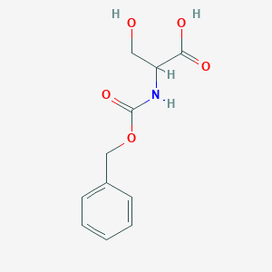 molecular formula C11H13NO5 B554501 N-Carbobenzoxy-DL-serine CAS No. 2768-56-1