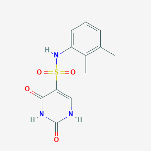 molecular formula C12H13N3O4S B5545050 N-(2,3-dimethylphenyl)-2-hydroxy-6-oxo-1,6-dihydropyrimidine-5-sulfonamide 
