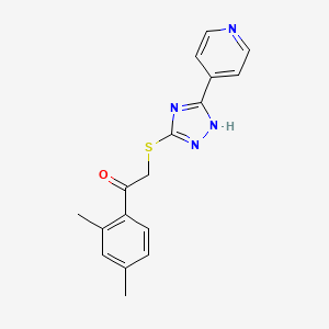 molecular formula C17H16N4OS B5545071 MFCD02366335 