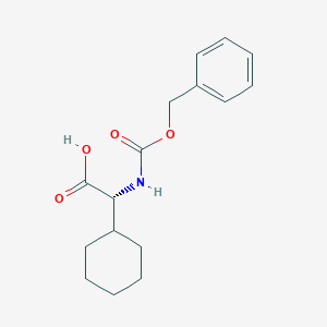 molecular formula C16H21NO4 B554532 (R)-2-(((Benzyloxy)carbonyl)amino)-2-cyclohexylacetic acid CAS No. 69901-85-5