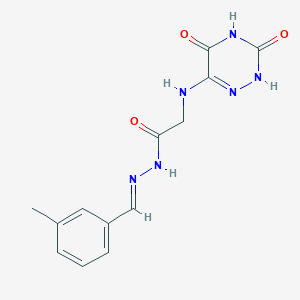 molecular formula C13H14N6O3 B5545364 MFCD01463096 