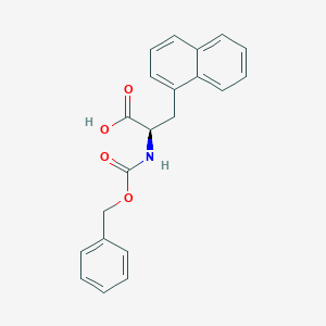 molecular formula C21H19NO4 B554555 Cbz-3-(1-naphthyl)-D-Ala CAS No. 96402-43-6