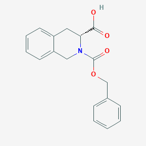 molecular formula C18H17NO4 B554556 Z-D-Tic-OH CAS No. 146684-74-4