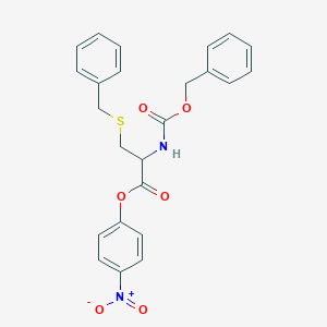 molecular formula C24H22N2O6S B554558 Z-Cys(Bzl)-ONp CAS No. 3401-37-4