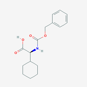 molecular formula C16H21NO4 B554559 (2S)-{[(Benzyloxy)carbonyl]amino}(cyclohexyl)acetic acid CAS No. 69901-75-3