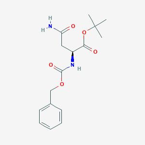 molecular formula C16H22N2O5 B554568 Z-Asn-OtBu CAS No. 25456-85-3