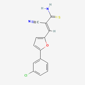 molecular formula C14H9ClN2OS B5545791 MFCD04180502 
