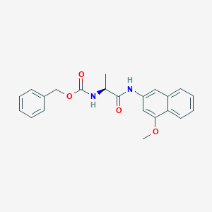 molecular formula C22H22N2O4 B554584 Z-L-alanine 4-methoxy-beta-naphthylamide CAS No. 201982-94-7