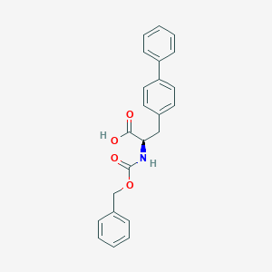 molecular formula C23H21NO4 B554588 Cbz-4-biphenyl-D-ala CAS No. 176794-80-2