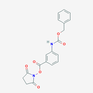 molecular formula C19H16N2O6 B554589 Z-3-Abz-Osu CAS No. 129666-48-4