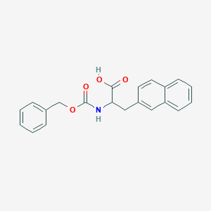 molecular formula C21H19NO4 B554590 3-Naphthalen-2-yl-2-(phenylmethoxycarbonylamino)propanoic acid CAS No. 65365-16-4