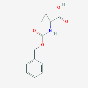 molecular formula C12H13NO4 B554594 1-(((Benzyloxy)carbonyl)amino)cyclopropanecarboxylic acid CAS No. 84677-06-5