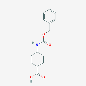 molecular formula C15H19NO4 B554596 trans-4-(Carbobenzoxyamino)cyclohexanecarboxylic Acid CAS No. 34771-04-5