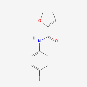 molecular formula C11H8INO2 B5546152 N-(4-iodophenyl)furan-2-carboxamide 