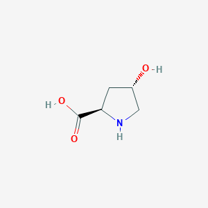 molecular formula C5H9NO3 B554619 trans-4-Hydroxy-D-proline CAS No. 3398-22-9