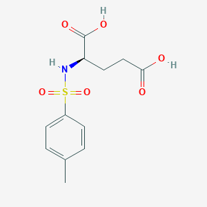 molecular formula C12H15NO6S B554622 Tosyl-L-glutamic acid CAS No. 4816-80-2