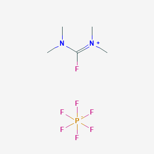 molecular formula C5H12F7N2P B554642 氟代-N,N,N',N'-四甲基甲酰胺盐酸六氟磷酸盐 CAS No. 164298-23-1