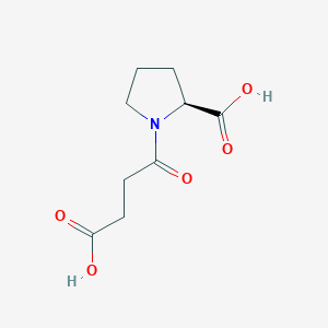 molecular formula C7H16ClNO2 B554647 琥珀酰脯氨酸 CAS No. 63250-32-8