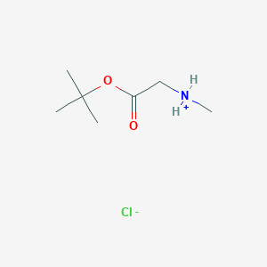 molecular formula C7H16ClNO2 B554667 H-Sar-OtBu.HCl CAS No. 136088-69-2
