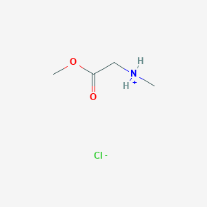 molecular formula C4H10ClNO2 B554668 Sarcosine methyl ester hydrochloride CAS No. 13515-93-0