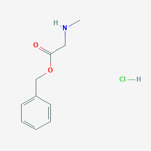 molecular formula C10H14ClNO2 B554670 盐酸苄基 2-(甲基氨基)乙酸酯 CAS No. 40298-32-6