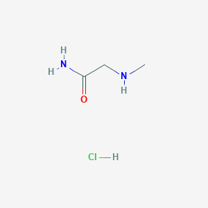 molecular formula C3H9ClN2O B554671 2-(Methylamino)acetamide hydrochloride CAS No. 5325-64-4