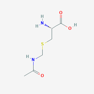 molecular formula C6H12N2O3S B554680 S-(acetamidomethyl)-L-cysteine monohydrochloride CAS No. 19647-70-2