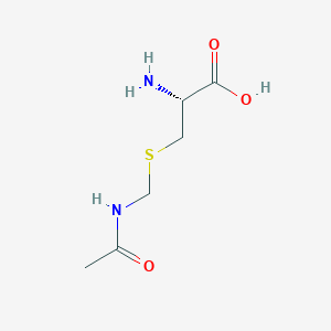 molecular formula C6H14N2O4S B554680 S-(乙酰胺甲基)-L-半胱氨酸 CAS No. 19647-70-2