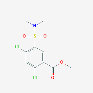 molecular formula C10H11Cl2NO4S B5546841 Methyl 2,4-dichloro-5-(dimethylsulfamoyl)benzoate 