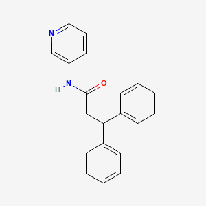 molecular formula C20H18N2O B5546861 3,3-diphenyl-N-(pyridin-3-yl)propanamide CAS No. 5691-92-9
